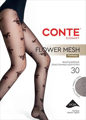 Conte elegant Колготки 607514 FANTASY FLOWER MESH 