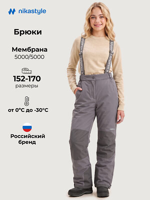 NIKASTYLE Брюки 607941 2з4824 кофе