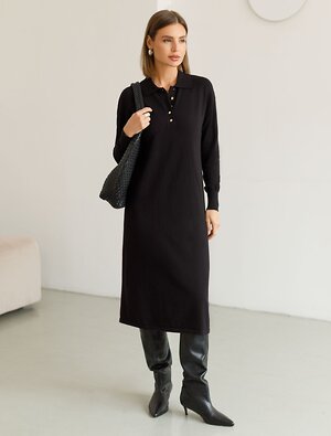 VILATTE Платье 608244 D32.109 черный