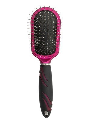Rama Rose Расчёска массажная для волос 9585SHJFU, металлические зубцы, 24 см 608571 1623 