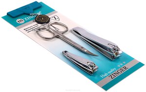 Zinger Набор маникюрных инструментов 3 предмета / Classic SIS-30 S 608580 6396 