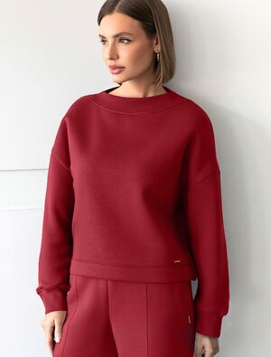 VILATTE Джемпер 608659 D49.183 гранатовый
