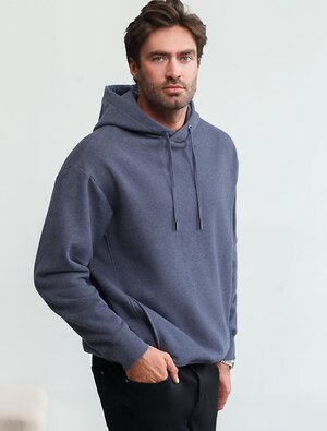 VILATTE Джемпер 608704 U49.070 синий меланж