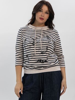 LT Collection Блуза 608935 Б16371-20М Бежевый