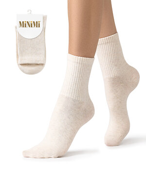 Minimi Носки 609345 MINI COTONE 1205 Avorio Melange (Молочный)