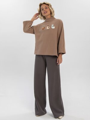 LT Collection Костюм 609646 К16414-10М коричневый