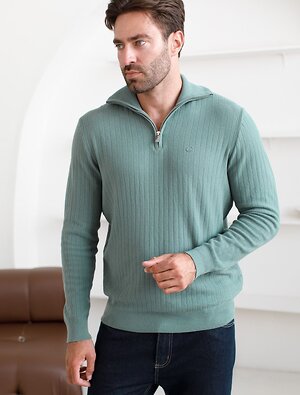 VILATTE Свитер 612360 U34.003 светло-полынный