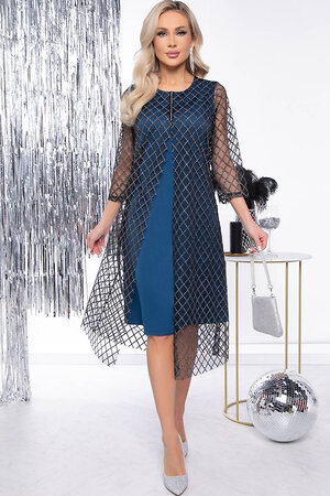 LT Collection Платье 612379 П7948 синий