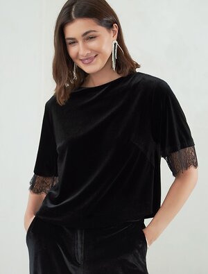 VILATTE Блузка 612472 D29.387 черный