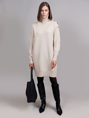 VILATTE Платье 612822 D32.115 овсяный меланж