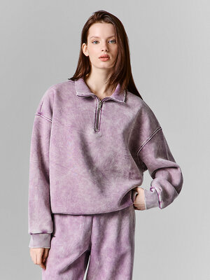 MARK FORMELLE Толстовка 613294 122948 ACID WASH виноградный +печать