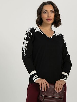 LT Collection Джемпер 613380 Б16523-18М Черный
