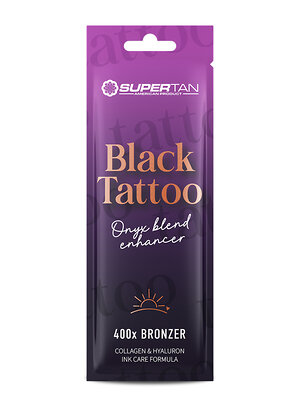 SuperTan Крем-бронзатор для солярия с защитой татуировок / Black Tattoo 400x Bronzer, 15 мл 613920 28627 