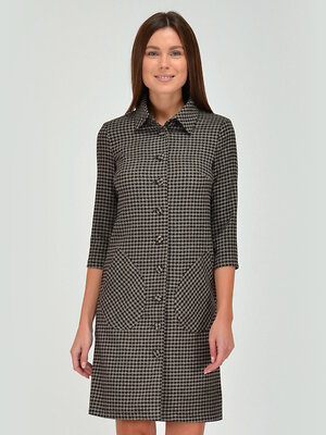 VISERDI Платье 107661 1959-чклл 4191035 Черный/бежевый