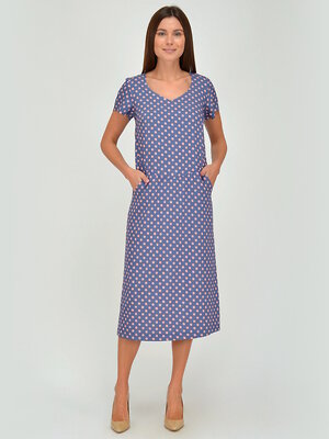 VISERDI Платье 120621 10020-срг 459880 Сине-розовый