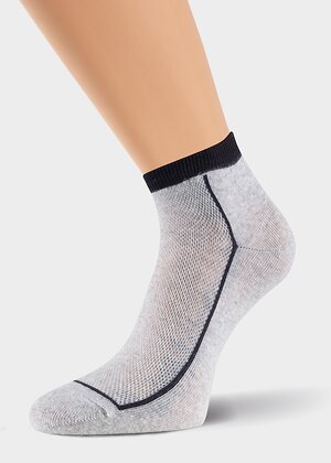 ЭЙС Носки 123986 Д123ш меланж св.серый