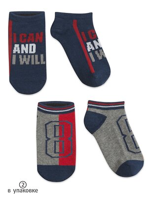 PELICAN Носки 152361 BEGY3217(2) Серый/джинс