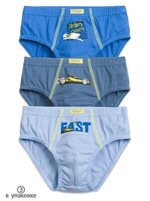 PELICAN Трусы 152391 BULB3206(3) Синий/серый/голубой