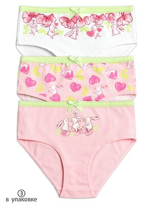 PELICAN Трусы 152735 GULC3228(3) Белый/розовый/розовый