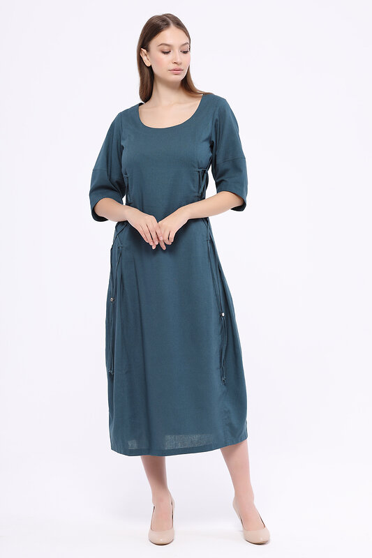 DIMMA Платье 169653 2168 Сине-зеленый