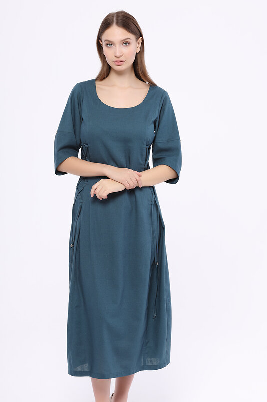 DIMMA Платье 169653 2168 Сине-зеленый