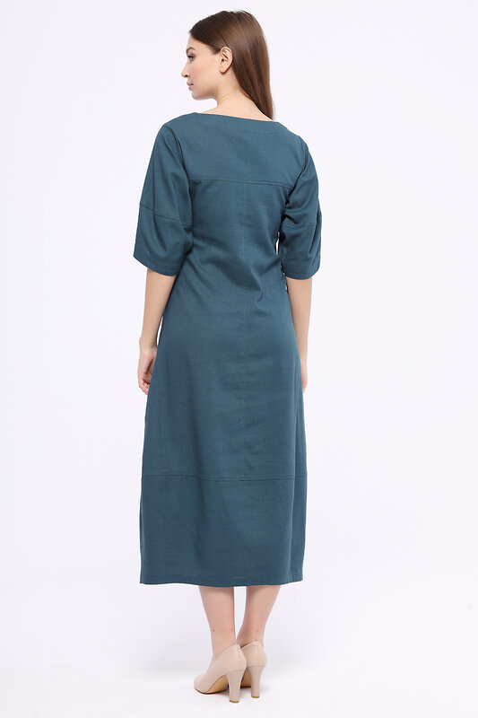 DIMMA Платье 169653 2168 Сине-зеленый