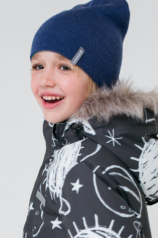 CROCKID Шапка 174205 КВ 20178/21ш синий, светлая лагуна