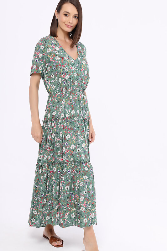 VISERDI Платье 169221 10218-зцв 451990 зеленый