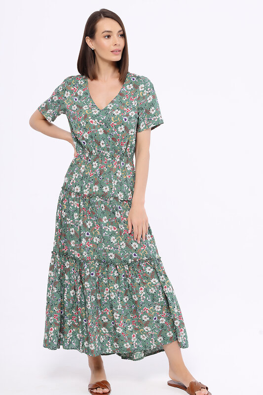 VISERDI Платье 169221 10218-зцв 451990 зеленый