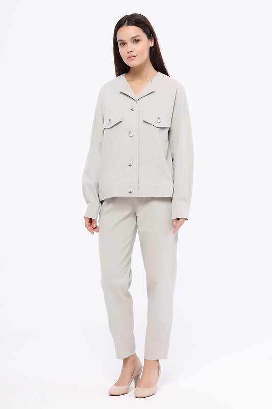 VISERDI Брюки 174472 10209-беж 851750 серый