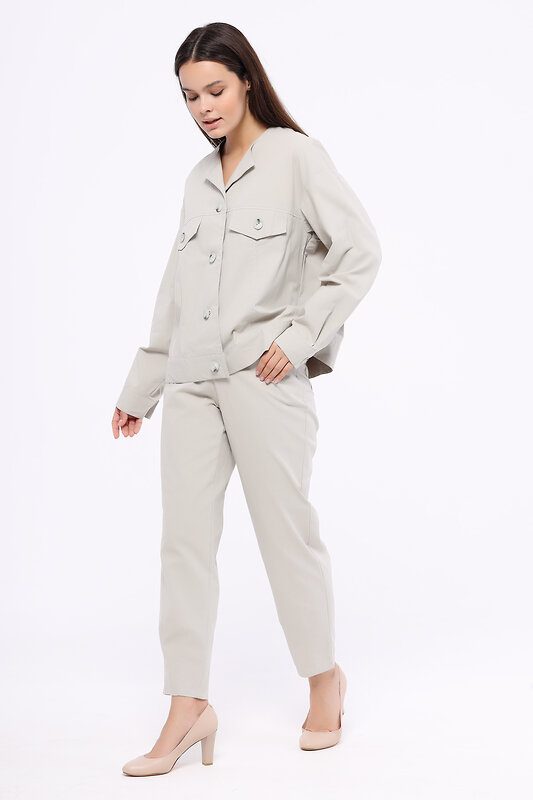 VISERDI Брюки 174472 10209-беж 851750 серый