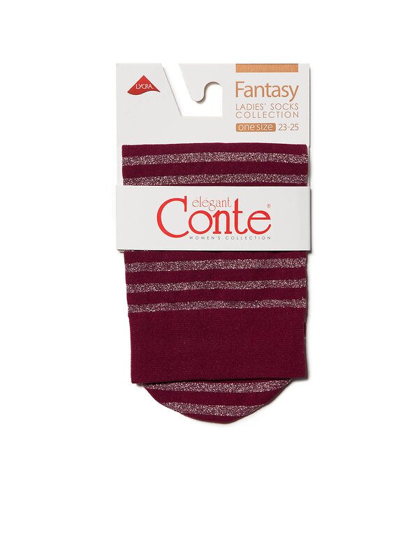 Conte elegant Носки 188236 FANTASY Bordo