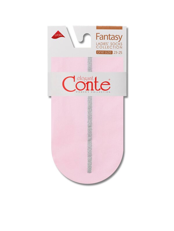 Conte elegant Носки 188455 FANTASY (люрекс) Light pink