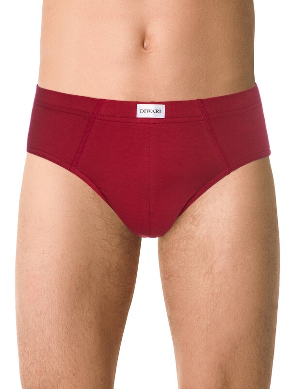 DiWaRi Трусы 189555 BASIC MEN MSL 2128 (коробочка) Dark red