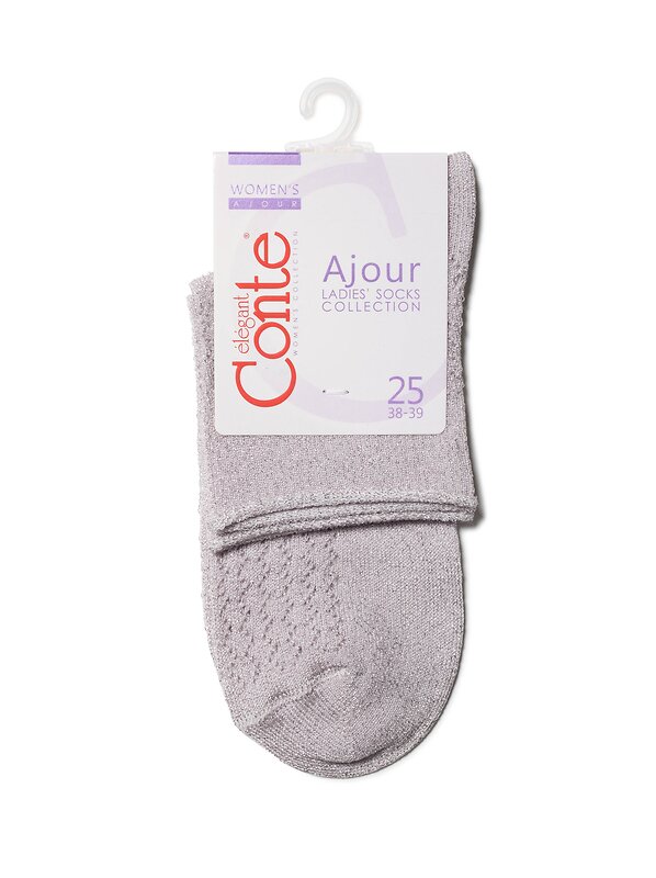 Conte elegant Носки 191278 19С-186СП Пепельно-розовый