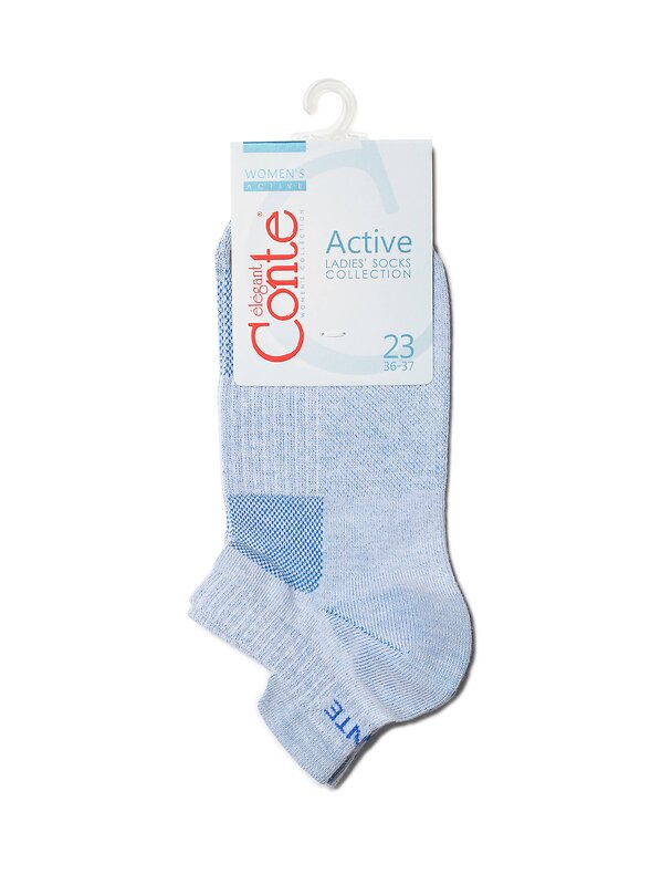 Conte elegant Носки 195265 ACTIVE с «язычком» св.голубой