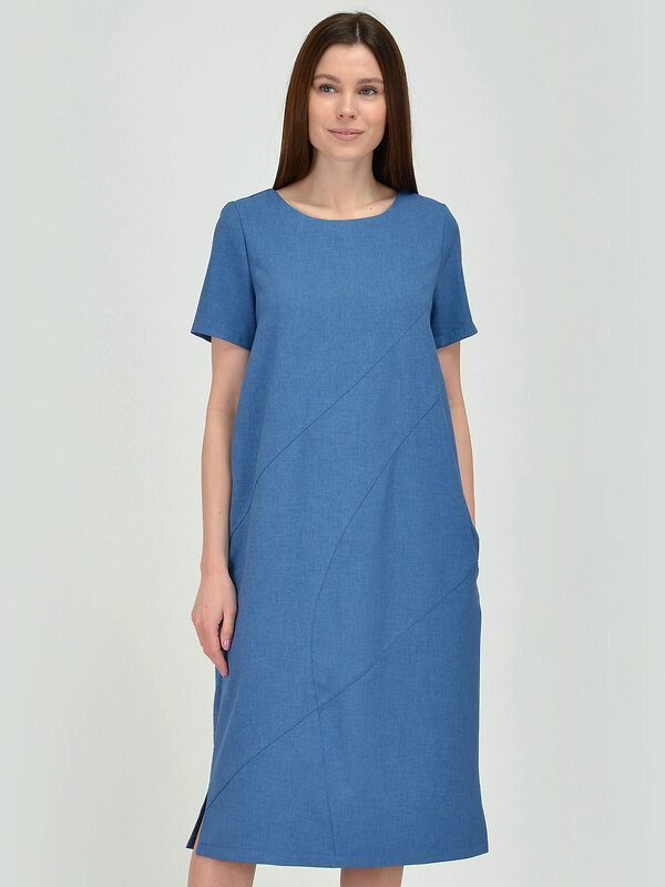 VISERDI Платье 202498 1946-джсc 459650 серо-синий