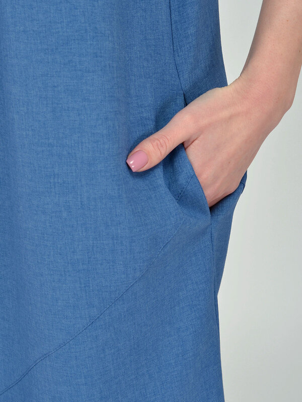 VISERDI Платье 202498 1946-джсc 459650 серо-синий