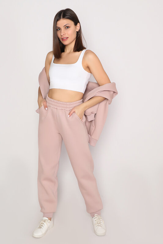 MARGO Брюки 207997 OVERSIZE пудровый