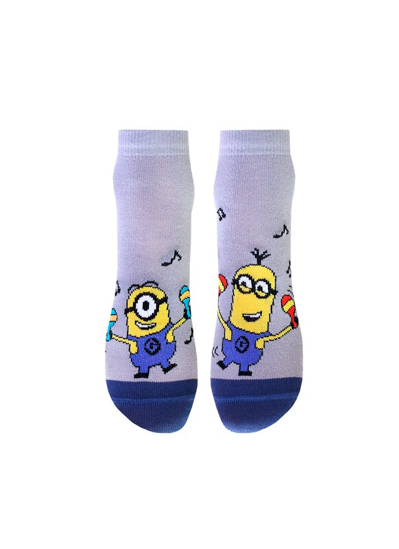 БРЕСТСКИЕ Носки 226429 3095 MINIONS (укороченные) серо-сиреневый