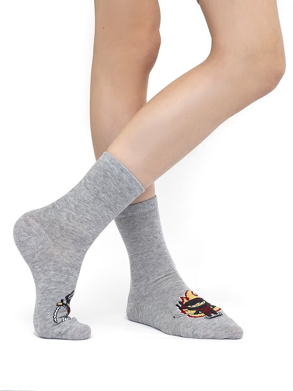 MARK FORMELLE Детские носки 240728 430K-2032 серый меланж