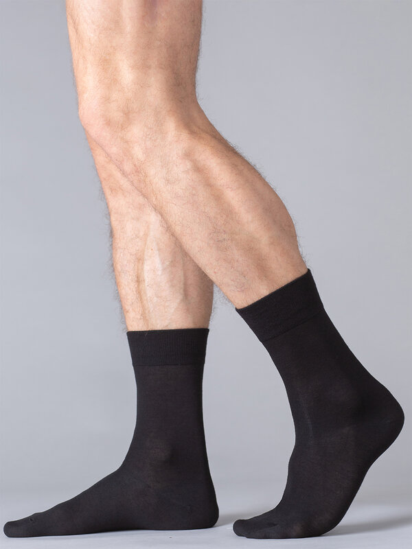 JS Omsa Носки 242832 CLASSIC 205 BAMBOO nero