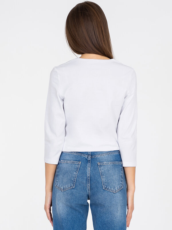 Апрель Лонгслив 243852 1ЖДЛД2255804 белый