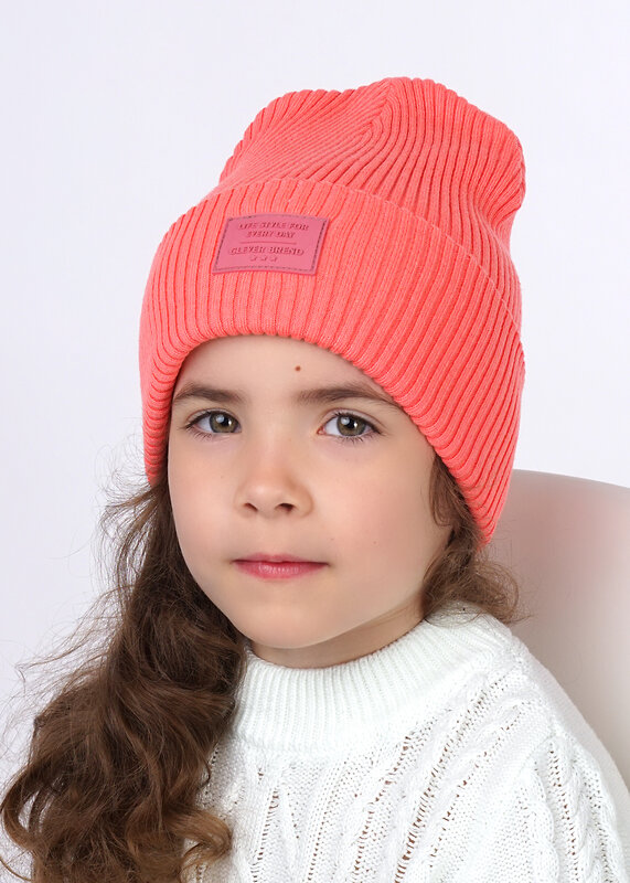 CLEVER Шапка 251416 603435ха коралловый