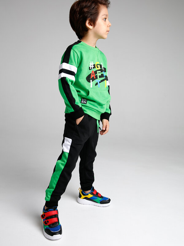 PLAYTODAY Брюки 252443 32212032 черный,белый,зеленый