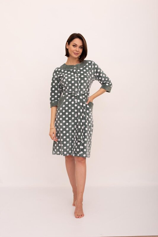 Lika Dress Халат 255026 8794 хаки