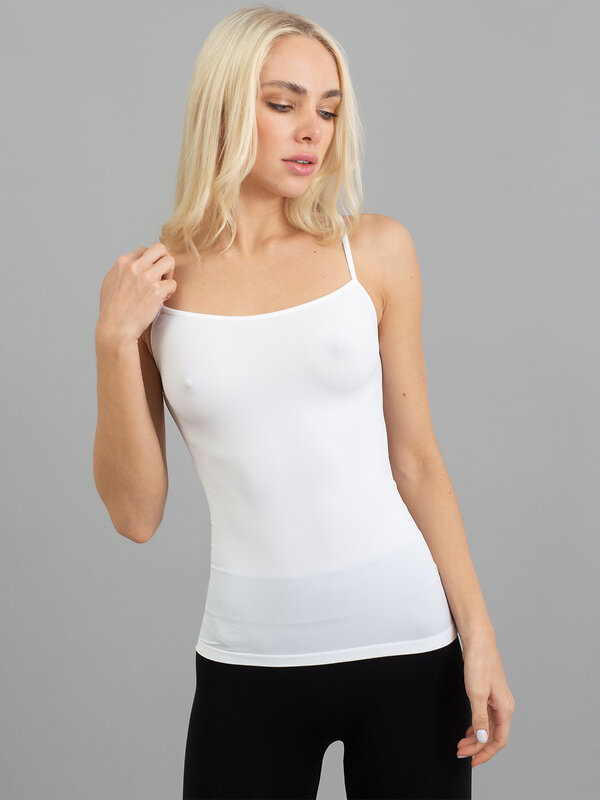 JS Giulia Майка 255587 CARACO CAMISOLE bianco