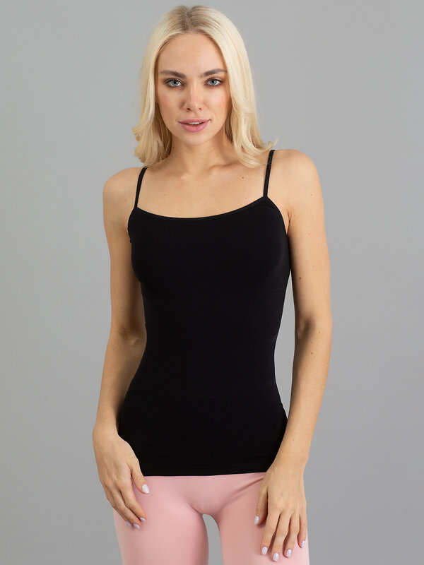 Giulia Майка 255589 CARACO CAMISOLE nero