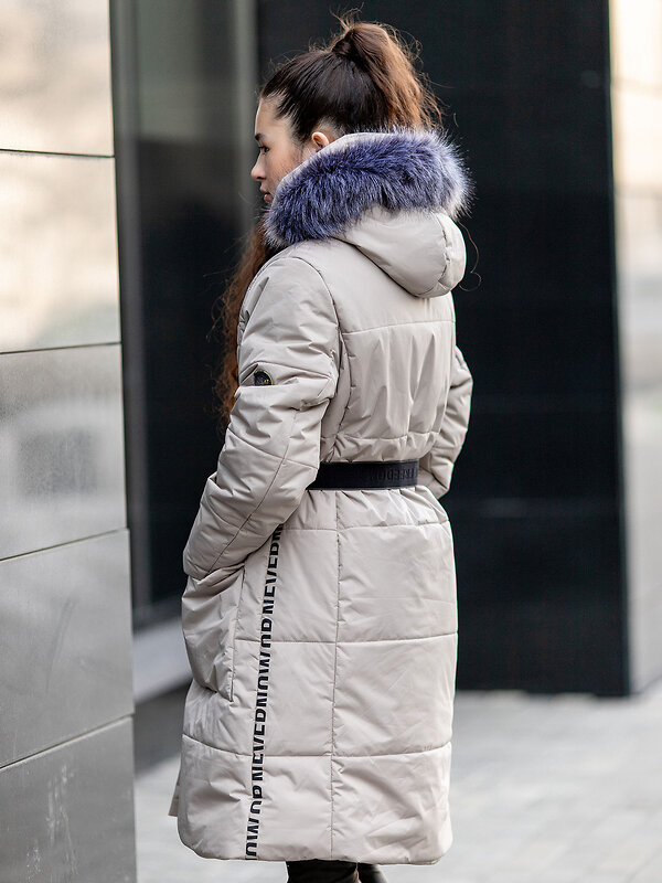 BATIK Пальто 256123 136-23з-01 Серо-бежевый