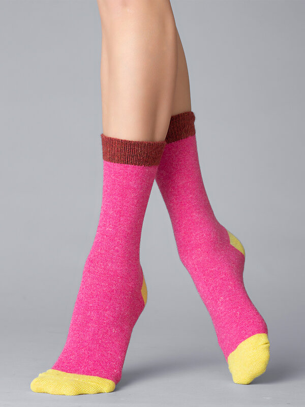 JS Giulia Носки 257582 WS3 ANGORA 01 pink